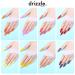 Nail Dip Powder 12 Colors Set - Dipping Nail Kit Refill Set | Red White Black Series for Nails - Buy Online on GoSupps.com