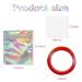 Lokyango 50PCS Holographic Nail Storage Bags + White Cardboard & Tape - for Handmade Nails Business - Buy Online on GoSupps.com