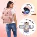 Dikaslon Large Diaper Bag Backpack - Multifunctional Baby Bag with Pacifier Holder & Stroller Belts for Mom & Dad (Pink) | Shop Internationally - Buy Online on GoSupps.com