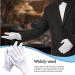 Omjmyy White Gloves - 6 Pairs of Sweatproof Nylon Gloves for Women & Men | Perfect for Skin Care Evening Wear Cosplay & Jewelry Inspection - Buy Online on GoSupps.com