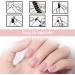 Nail Gel Stickers 44 PCS Gel Nail Stickers Light Colour Gel Nail Strips Long Lasting Nail Polish Strips Self Adhesive Sticker Nails Full Cover Nail Stickers for Women Girls - Buy Online on GoSupps.com