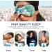 Winter Christmas Snowman Sleeping Mask - Breathable Cool Feeling Eye Cover for Summer Rest - Elastic Blindfold for Men & Women Travel - Buy Online on GoSupps.com