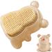 Bear Finger Nail Brush | Cute Bear Hand Fingernail Brush Cleaner | Easy To Grip Bear Finger Nail Brush With Soft Bristles Gently Cleans Kid's Nails Beige - Buy Online on GoSupps.com