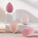 Shop DULEE 8-Piece Make-Up Sponge Set - Perfect for Liquid Powder BB Cream & Sunscreen - Beauty Blender in Pink - Buy Online on GoSupps.com