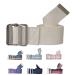 NYOrtho Metal Buckle Gait Belt - Adjustable Machine Washable Strong and Durable Material Latex Free, Natral, 72" Natural 72 Inch (Pack of 1)