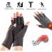 Mokigol Arthritis Gloves for Women - Pain Relief Compression Fingerless Gloves for Daily Work - Large - Buy Online on GoSupps.com