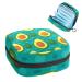 Women's bonds Storage pockets Stillpad Halter Avocado Pattern Blue Polka Dot Portable Period Kit Bag Feminine Product Bay For Women Girls Color3