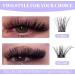 Curl Cluster Lashes C3+C9 0.07mm 12-16mm Mixed DIY Extensions | Reusable Soft Wispy Clusters | Wide Stem Individual Eyelash Clusters - Buy Online on GoSupps.com