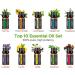 InnoGear Aromatherapy Diffuser & 10 Essential Oils Set | 400ml Ultrasonic Cool Mist Humidifier | 4 Timers 7 Colors Light | Waterless Auto Off | Yellow Wood Grain - Buy Online on GoSupps.com