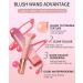 Velvet Liquid Blush Wand with Cushion Applicator Breathable Cream Blush Beauty Stick Blusher Makeup Dual Use for Cheeks & Lips Weightless Long-Wearing Dewy Finish Easily Blendable Blush Wand-01 01# - Buy Online on GoSupps.com