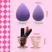 Voarge Makeup Sponge Set - 9 Beauty Blenders & Holder for Liquid Cream & Powder | International Shipping - Buy Online on GoSupps.com