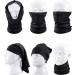4-Piece Thin Breathable Neck Gaiter Face Scarf Mask for Dust and Sun Protection - Windproof - Buy Online on GoSupps.com