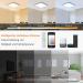 Blnan Smart RGB LED Ceiling Lamp 24W - Dimmable WiFi Control Alexa & Google Home Compatible | Perfect for Living Room Bedroom & Dining Room (32cm) - Buy Online on GoSupps.com