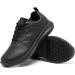 ENLEN&BENNA Black Non-Slip Food Service Work Shoes - Size 10.5 - Buy Online on GoSupps.com