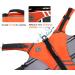 Vivaglory Ripstop Dog Life Jacket | Superior Buoyancy, Rescue Handle | Bright Orange, Size L 26-31 - Buy Online on GoSupps.com