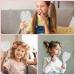Bling Rhinestone Heart Shaped Handheld Mirror Set - Silver (2 Pcs) | Cute Decorative Cosmetic Mirrors for Women & Girls | Portable Travel Makeup Mirrors - Buy Online on GoSupps.com
