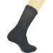 Yomandamor Men's Cotton Diabetic Crew Socks - Non-binding Top, Seamless (4 Pairs, Size 10-13, Black) - Buy Online on GoSupps.com