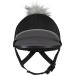 LeMieux Pom Pom Horse Riding Hat Silk with 4 Way Stretch Fabric Coordinates with Base Layers & Saddle Pads - Equestrian Headgear