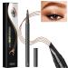 Housn eyebrow pencil eyebrow pencil microblading waterproof eyebrow pencil eyebrow pencil with forklip long-lasting microblading pen Eyebrow Pencil Light Coffee-01