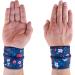 MakuWear Thumbless Wrist Wraps - Floral Workout Wrist Support for Women and Men - Buy Online on GoSupps.com