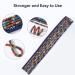 Spiral Lock Hair Tie Dreadlock Accessory | Bendable Hair Ties for Women and Men | 25 Inch Colorful Curly Hair Holder | Storage Bags Included (Blue) - Buy Online on GoSupps.com
