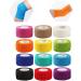 Buy 12pcs Vet Wrap - Cohesive Self-Adhesive Sports Tape for Ankle Wrist and Tattoo | Breathable Elastic Bandage for International Shipping - Buy Online on GoSupps.com
