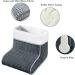 Plush Electric Foot Warmer with 3 Temperature Settings | Soft Gray Heating Pad | Overheating Protection & Auto Shut-Off - Buy Online on GoSupps.com