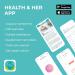 Health & Her Perimenopause Day & Night Bundle - Vegan Supplements for Women - Support Wellbeing During Perimenopause - 1 Month Supply - Buy Online on GoSupps.com