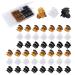 Qufiiry 45 Pieces Mini Hair Claw Clips Small Hair Clips Pins Clamps Non Slip Tiny Plastic Jaw Clips Great for Design Kids and Adult Hairstyles