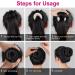 URAQT Hair Donut Bun Maker Set 4 Pcs with 30 Hair Pins - Blonde Chignon Doughnut Bun Kit for Girls, Women - Beige (4 Sizes) - Buy Online on GoSupps.com