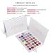 SUMEITANG 40-Color Glitter Eyeshadow Palette | Ultra Pigmented & Long Lasting Makeup | Yellow Pink Blue White Gold Silver Red Purple Green | Women's Face & Body Palette - Buy Online on GoSupps.com