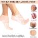 LINXINS 2 Pairs Pedicure Silicone Socks & Gloves Silicone Socks for Cracked Feet Women Foot SPA Pedicure Silicone Socks for Repairing Dry Feet Cracked Heels and Softening Rough Skin - Buy Online on GoSupps.com