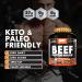 NXT Nutrition Beef Protein Isolate Powder - Protein Powder High in Natural Amino Acids - Paleo Keto Friendly - Dairy and Gluten Free - Muscle Recovery | 1.8kg (Orange) - Buy Online on GoSupps.com