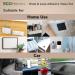ECOHomes Hook and Loop Tape Set | Interlocking Fasteners for Sewing, Mounting & Fastening | Includes 1 Roll, 8 Strips, 220 Self Adhesive Dots | Black Fabric Tape - Buy Online on GoSupps.com