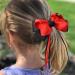 DEEKA School Uniform Hair Bows Set for Girls - Red/Black Accessories for Little Teen Toddler Girls - Buy Online on GoSupps.com