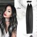 Moresoo Real Hair Bonding Extensions 60cm - Black & Silver Ombre U-Tip Keratin Hot Fusion - 1g/S 50g #1b/Silver - Buy Online on GoSupps.com