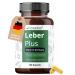 NaturKlar liver plus high -dose - Mary thistle capsules with artichoke dandelion curcuma & cholin - 120 capsules - vegan - milk thistle