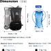 Triwonder 5L Ultralight Drinking Bag | Hydration Pack for Trail Running Cycling Hiking & Camping | 1.5L Bladder - Black - Buy Online on GoSupps.com