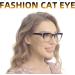 3 Pack Oversized Cat Eye Reading Glasses for Women - Stylish Blue Light Blocking Readers (1.5x Magnification) - Adjustable Temples & Sun Readers - Black/Brown & Clear/Black Options - Buy Online on GoSupps.com