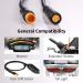 Baluoqi Waterproof Plug Extension Cable for Electric Bicycle - DIY Ebike Line 3pin Female to Male - Buy Online on GoSupps.com