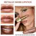 Oulac Metallic Nude Lipstick 3PCS - Vegan & Cruelty-Free Full-Coverage Lip Color - Buy Online on GoSupps.com