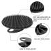 Soft Silicone Body Scrubber - Handheld Exfoliating Shower Brush for All Skin Types (Black) - Buy Online on GoSupps.com