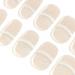 Danni & Toni Half Hardened Gel Nail Films - Crystal Haze Light Pink Nude Cat Eye Glossy Stickers | Semi-Hardened Nail Wraps | 28 Pack Nail Design Tickers - Buy Online on GoSupps.com