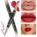 Waterproof Matte Lip Liner Pencil - Long-Lasting Makeup Cosmetics (#02) - Buy Online on GoSupps.com