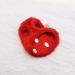 2PCS Strawberry Guinea Pig Winter Apparel Coats - Small Pet Warm Costumes for Rabbits, Ferrets, Chinchillas, Kittens - 3XS - Buy Online on GoSupps.com