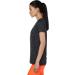 Under Armour Women's Tech Twist T-Shirt - Black/Metallic Silver, Medium - Buy Online on GoSupps.com