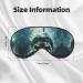 SSIMOO Shark Cum Print Eye Mask - Ultra-Soft Light-Blocking Sleep Comfort | International Shipping - Buy Online on GoSupps.com