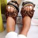 XTZYGLFD Women s Summer Sandals - Fashion Bow Slippers Beach Flats & Stiletto Shoes in Brown - Size 6.5 UK - Buy Online on GoSupps.com