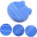 FRCOLOR 2 1 makeup brush holder brush mat brush scrubber holder makeup brush pad brush pad rack makeup brush cleaning mat brush stand make up holder makeup remover face brush Silica gel 11x10cm Blue - Buy Online on GoSupps.com