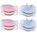 SHERCHPRY 4pi ces Bracelets De Spa Flanelle Pour Lavage Du Visage Lot De Bracelets Abeille Absorbant Eau Et Confortables